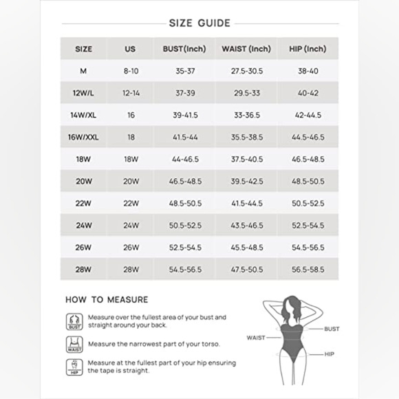 Black Plus Size One Piece Swimsuit - Picture 4 of 4